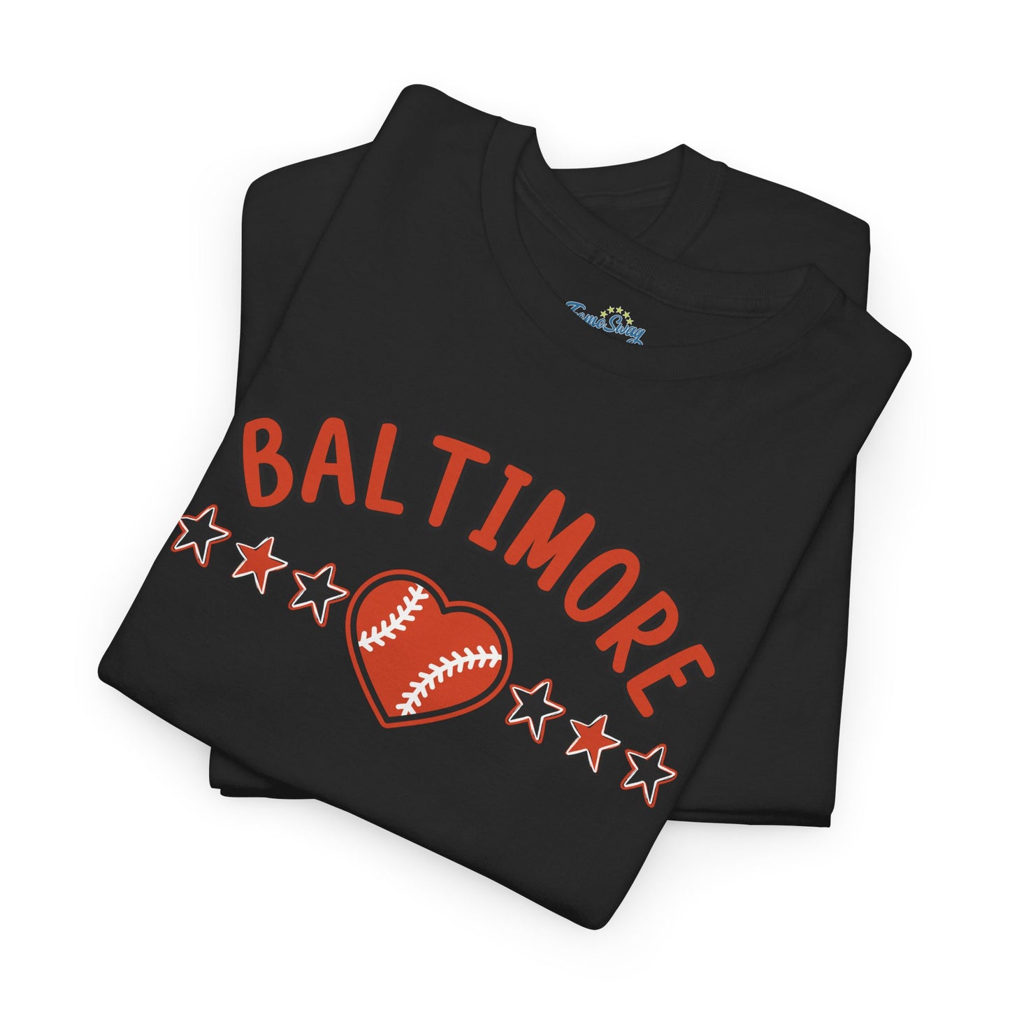 Baltimore Baseball Unisex Heavy Cotton Tee