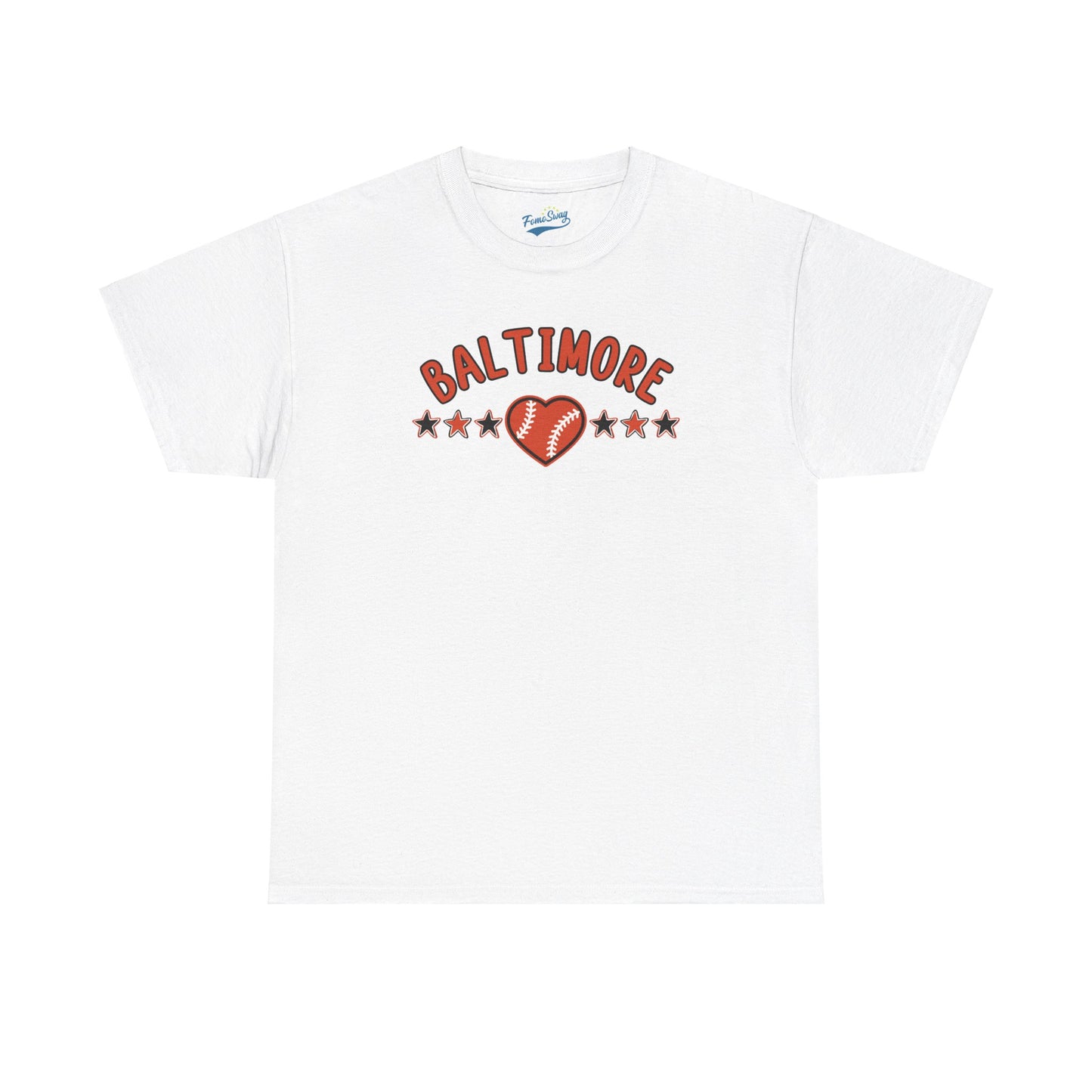 Baltimore Baseball Unisex Heavy Cotton Tee