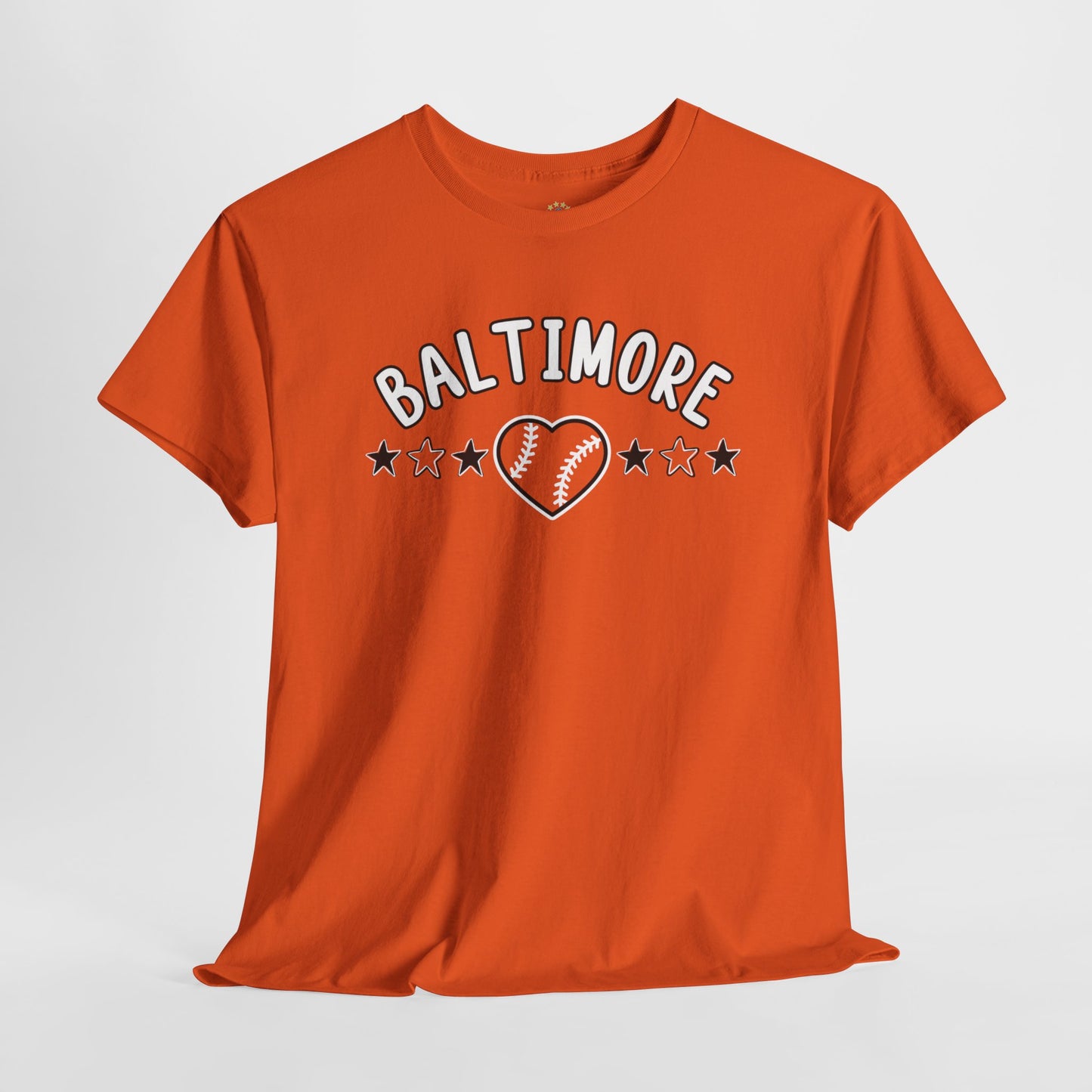 Baltimore Baseball Unisex Heavy Cotton Tee
