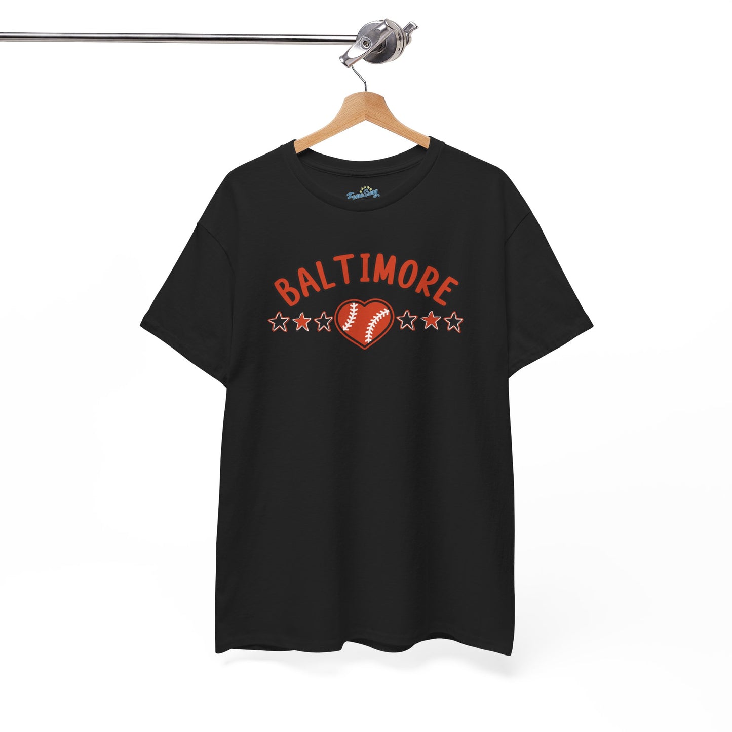 Baltimore Baseball Unisex Heavy Cotton Tee