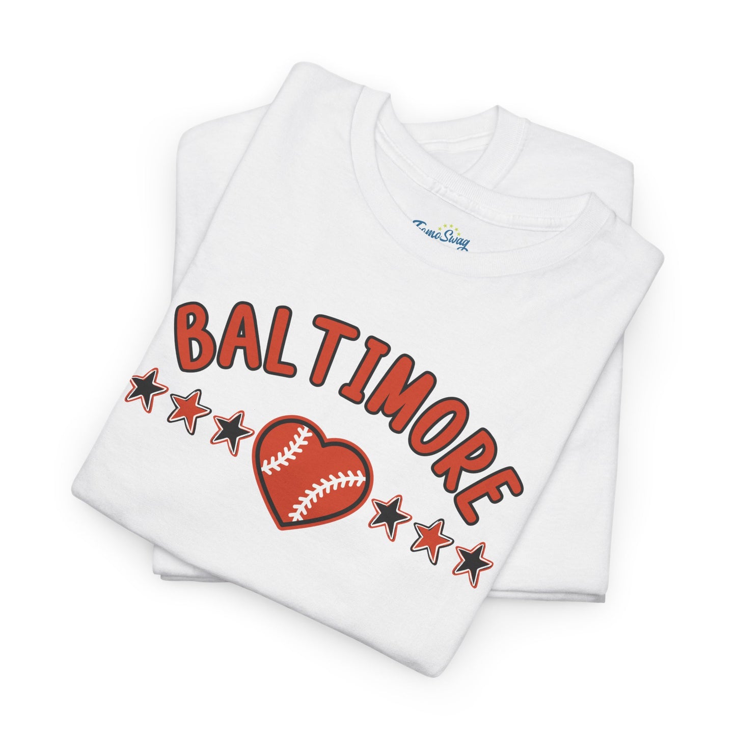 Baltimore Baseball Unisex Heavy Cotton Tee