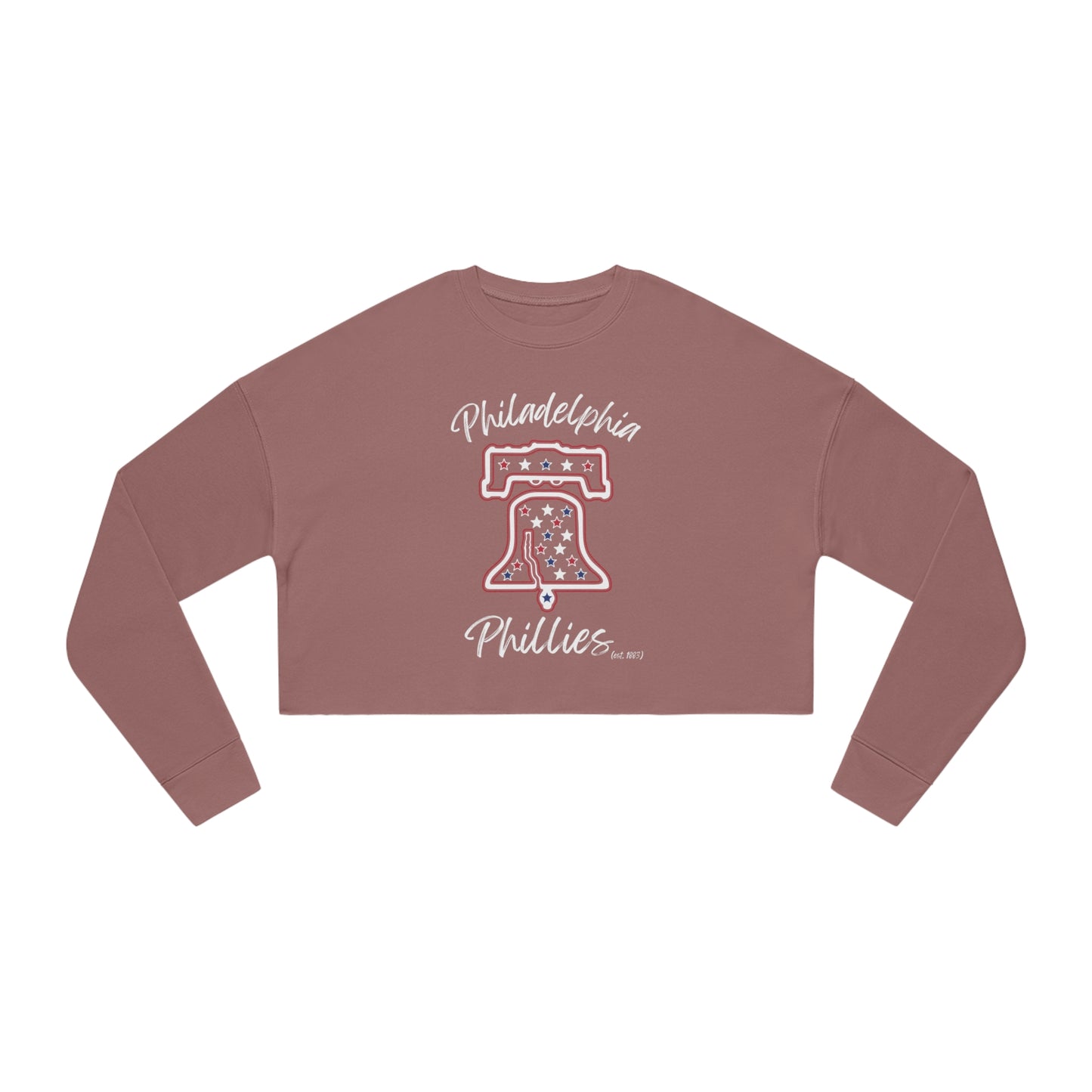 Phillies "Ring The Bell" - Women's Cropped Sweatshirt