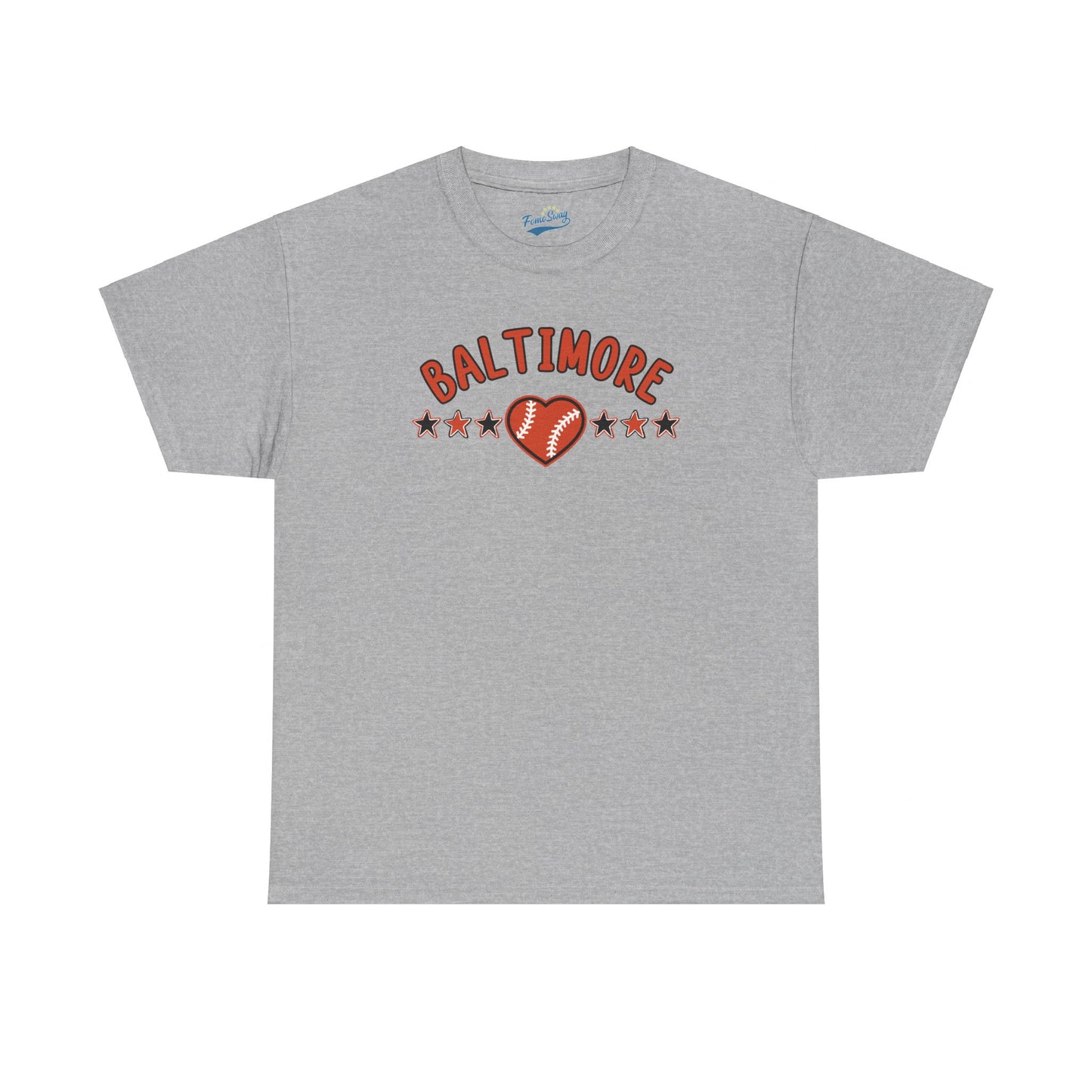 Baltimore Baseball Unisex Heavy Cotton Tee
