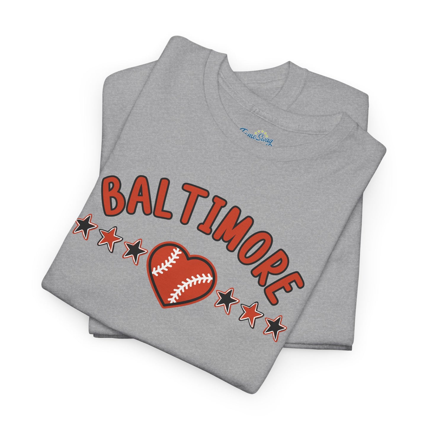 Baltimore Baseball Unisex Heavy Cotton Tee