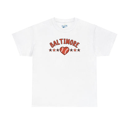 Baltimore Baseball Unisex Heavy Cotton Tee
