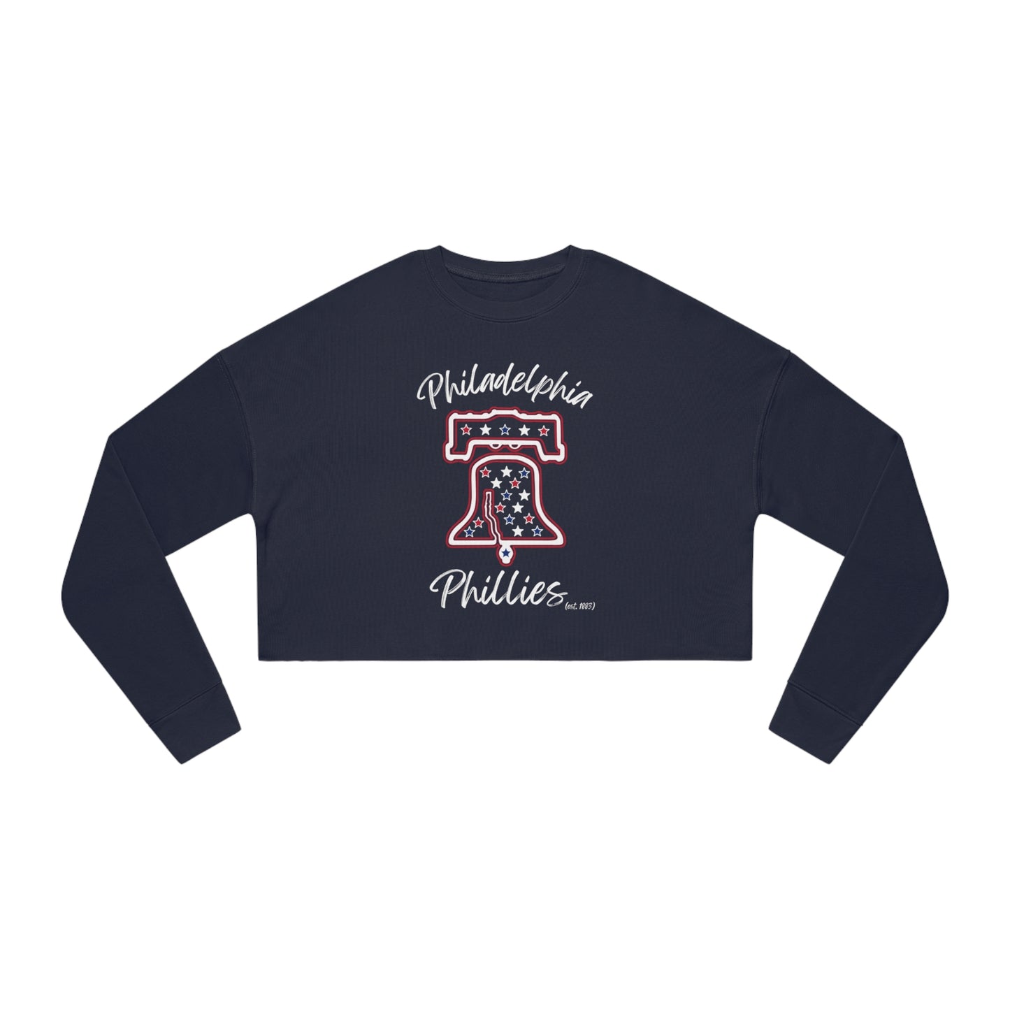 Phillies "Ring The Bell" - Women's Cropped Sweatshirt