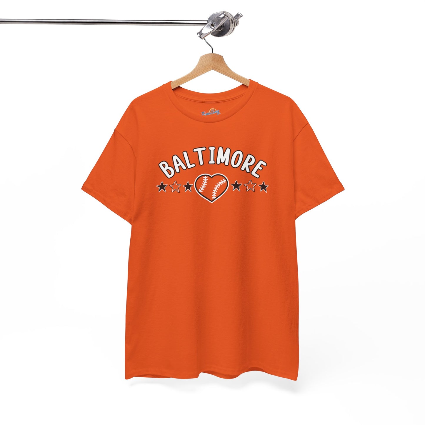 Baltimore Baseball Unisex Heavy Cotton Tee