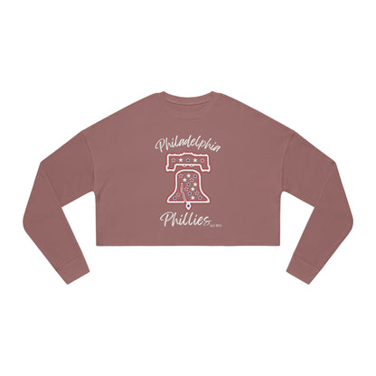 Phillies "Ring The Bell" - Women's Cropped Sweatshirt