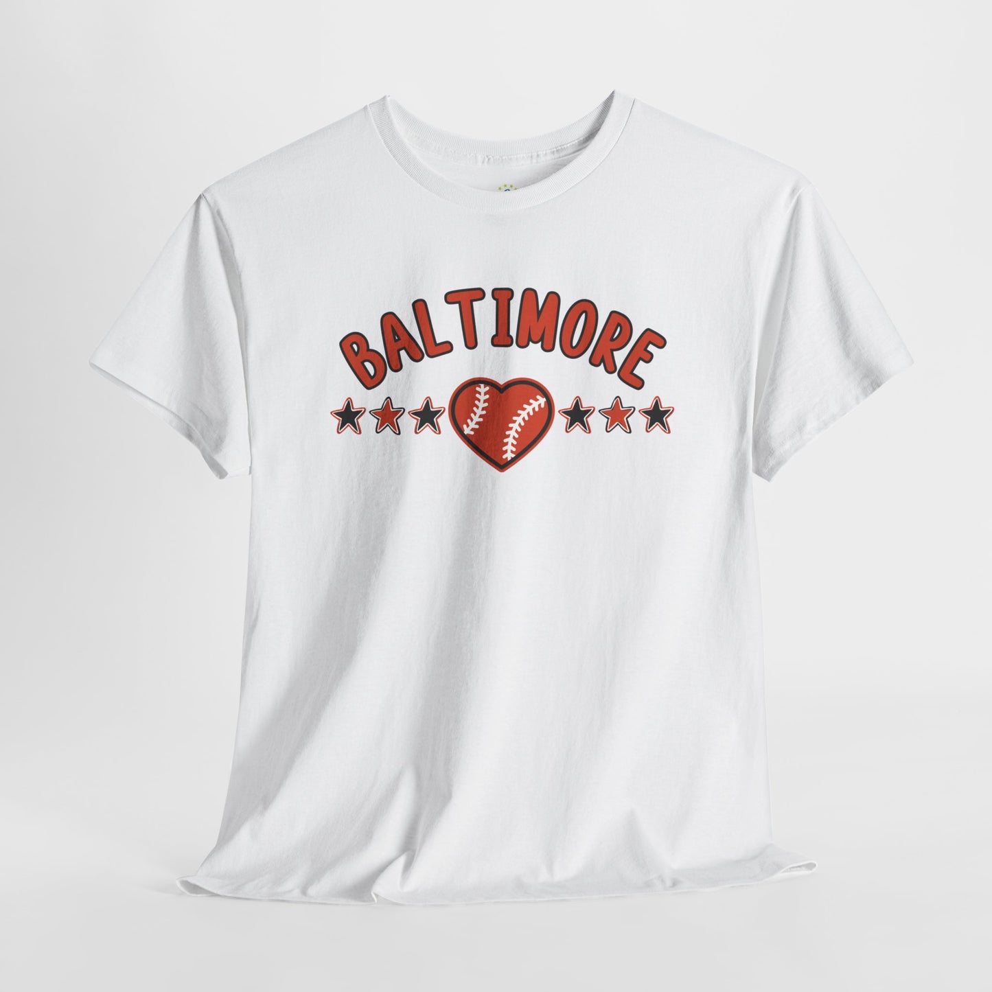 Baltimore Baseball Unisex Heavy Cotton Tee