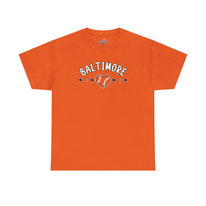 Baltimore Baseball Unisex Heavy Cotton Tee